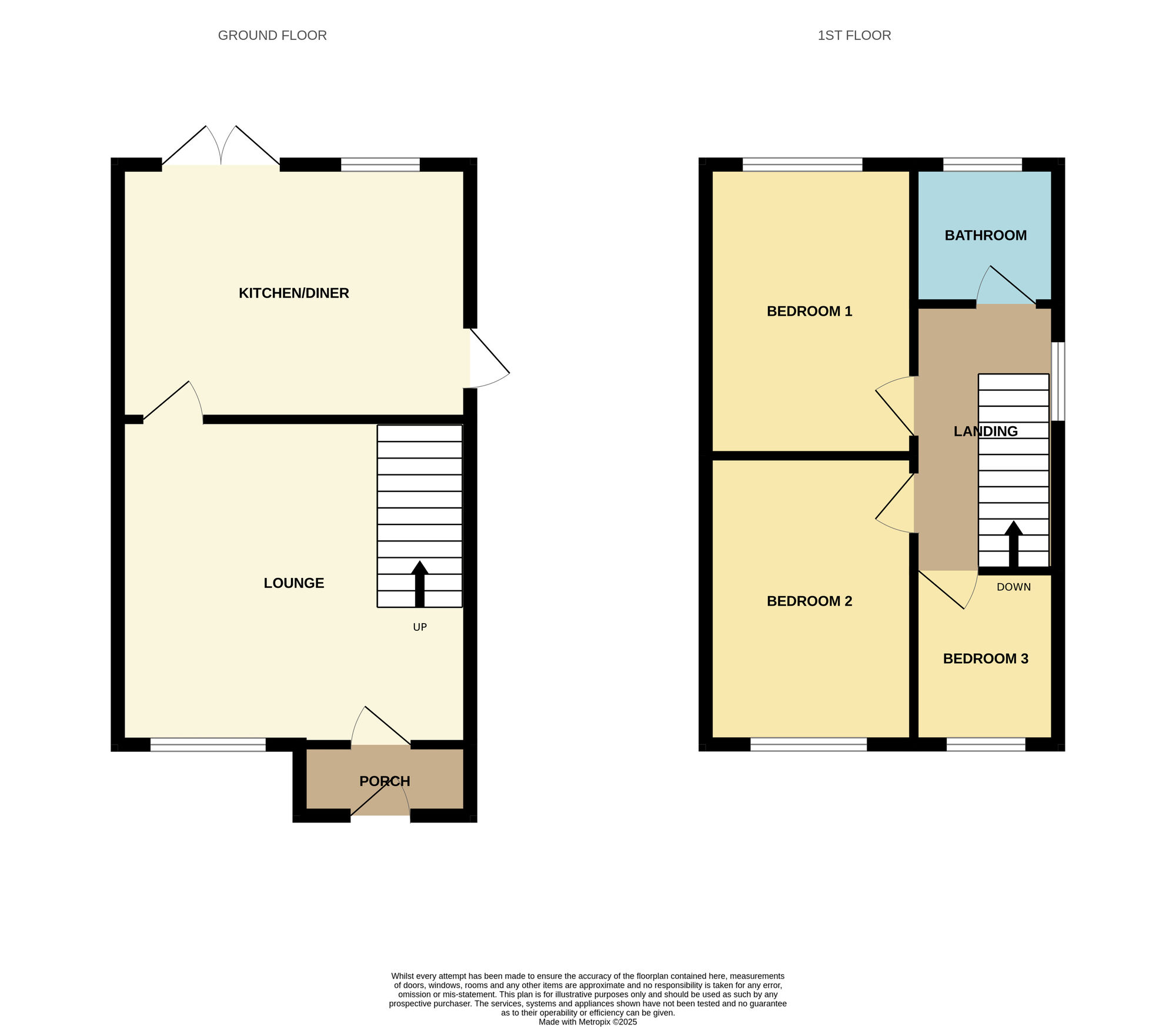 Floorplan of 3 bedroom Link Detached House for sale, Brooklands Road, Birmingham, B28