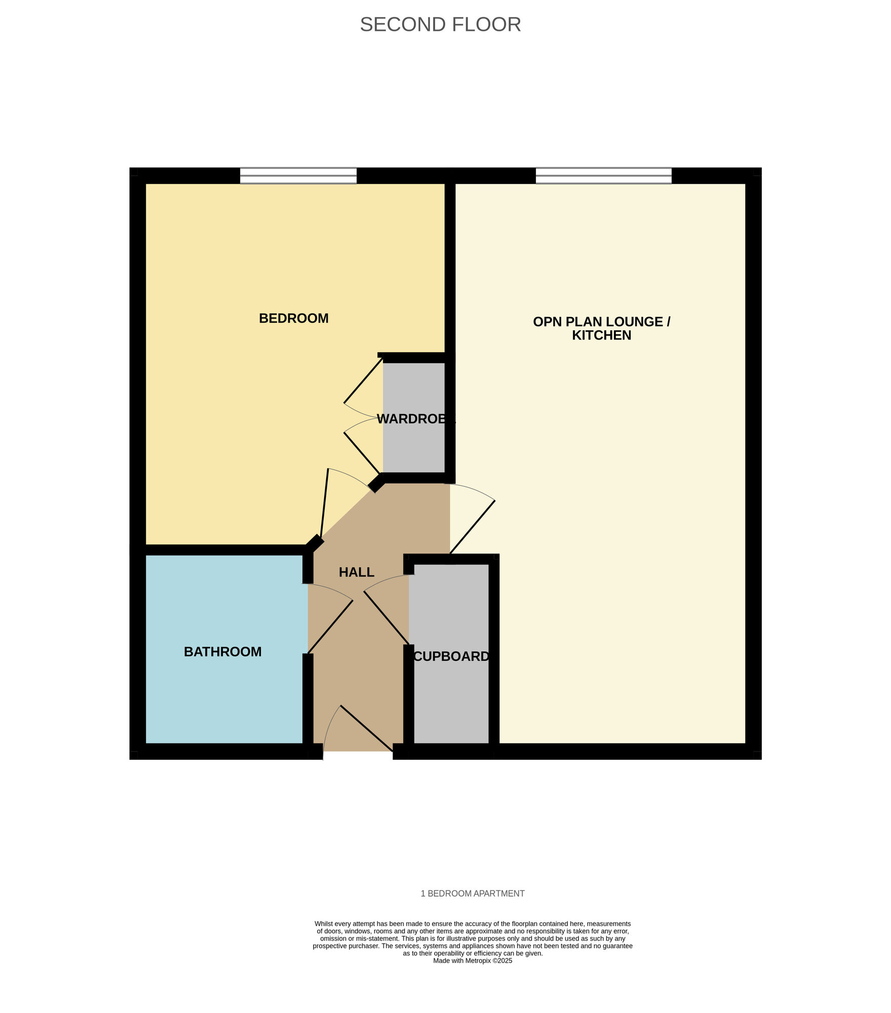 Floorplan of 1 bedroom  Flat to rent, New Coventry Road, Birmingham, West Midlands, B26