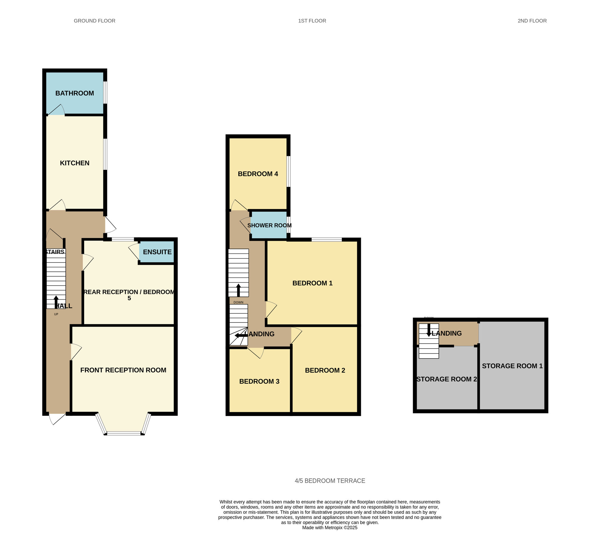 Floorplan of 4 bedroom Mid Terrace House for sale, Langley Road, Birmingham, West Midlands, B10