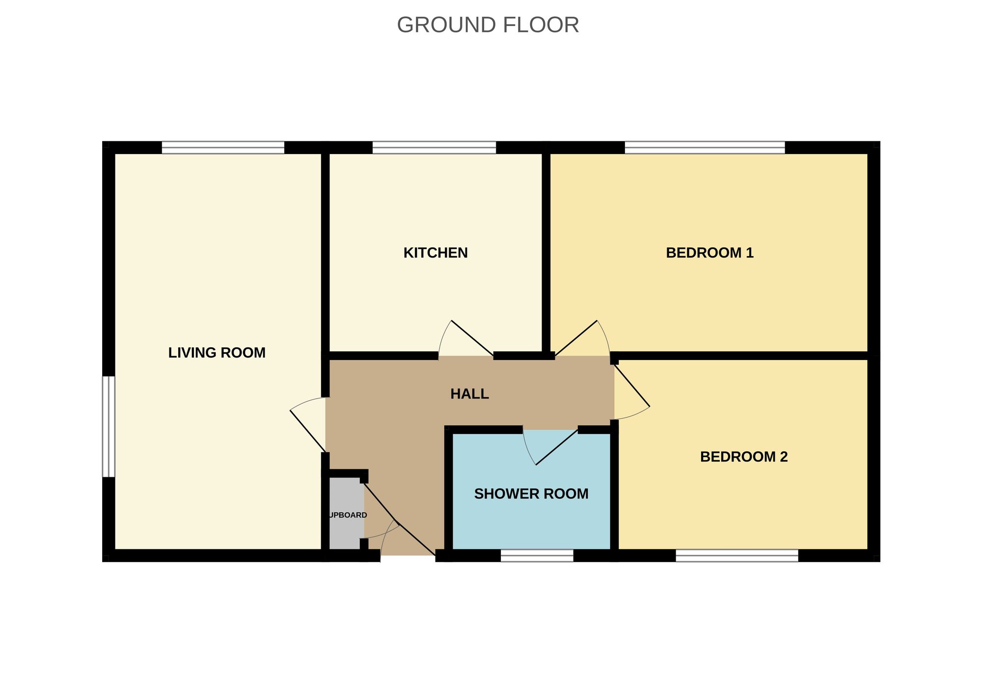 Floorplan of 2 bedroom Flat for sale, Yardley Fields Road, Birmingham, West Midlands, B33