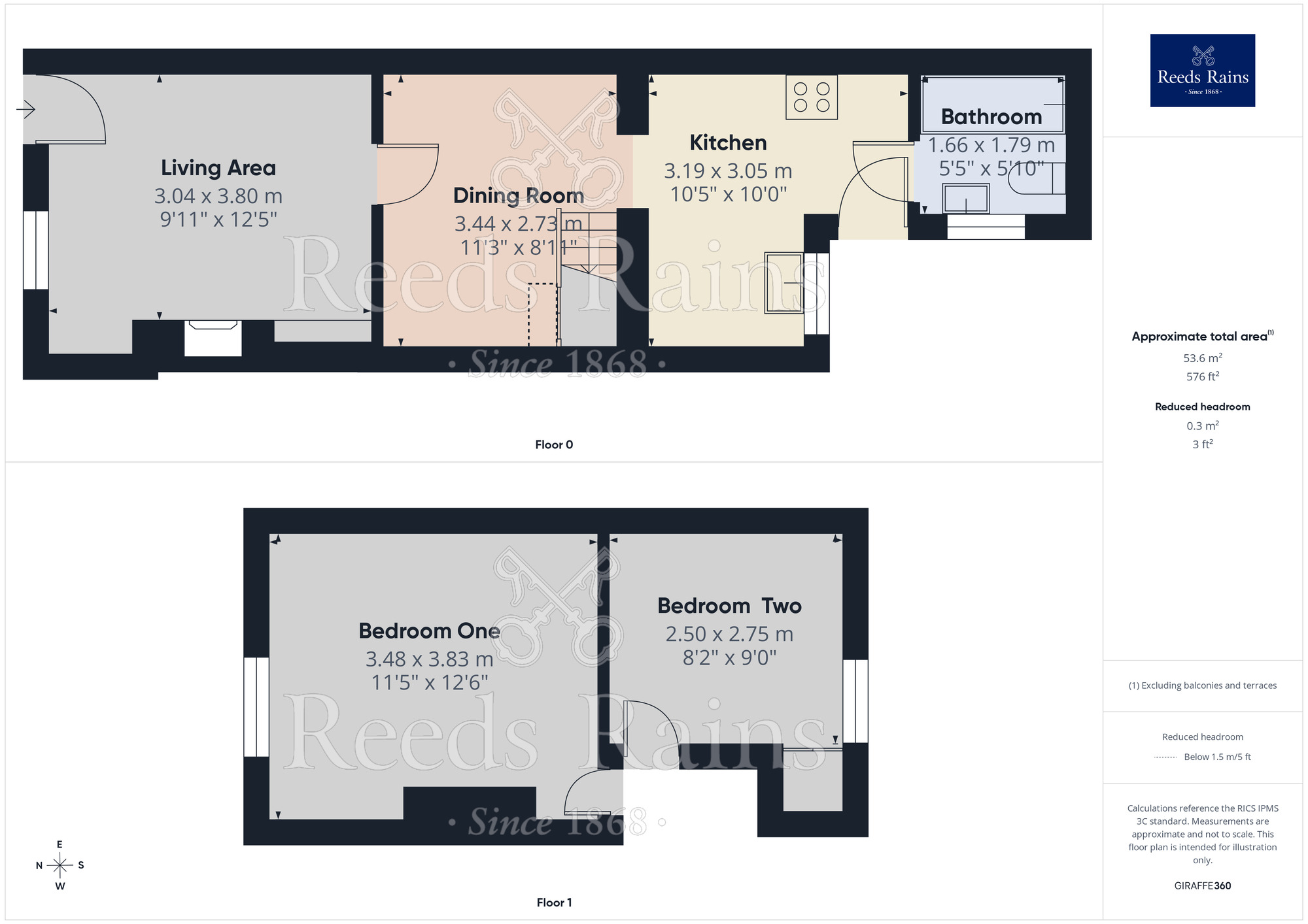 Floorplan of 2 bedroom Mid Terrace House to rent, Stamford Street East, York, YO26