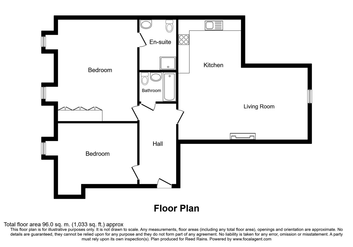 Floorplan of 2 bedroom  Flat to rent, Skeldergate, York, YO1