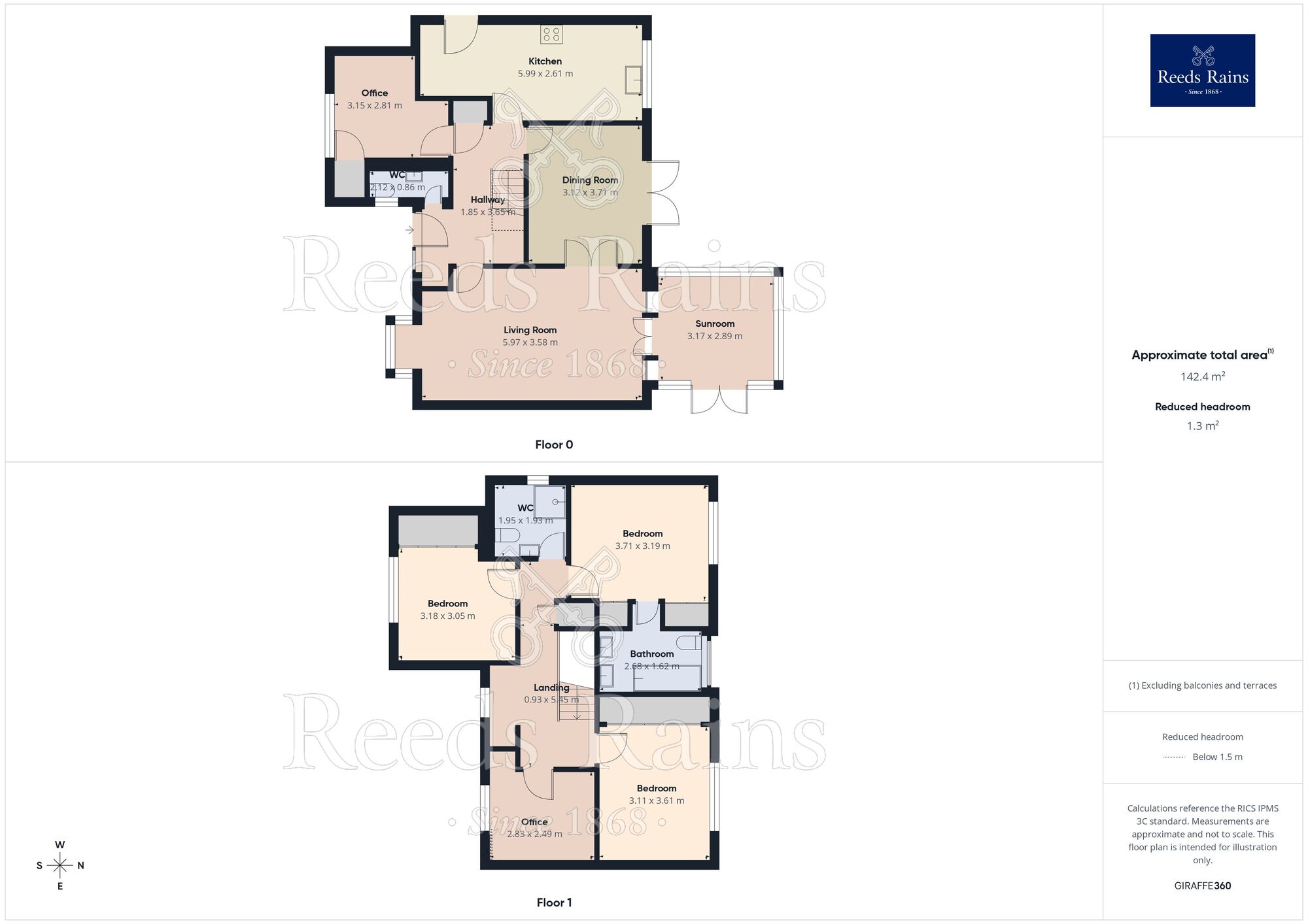 Floorplan of 4 bedroom Detached House for sale, Blue Slates Close, Wheldrake, North Yorkshire, YO19