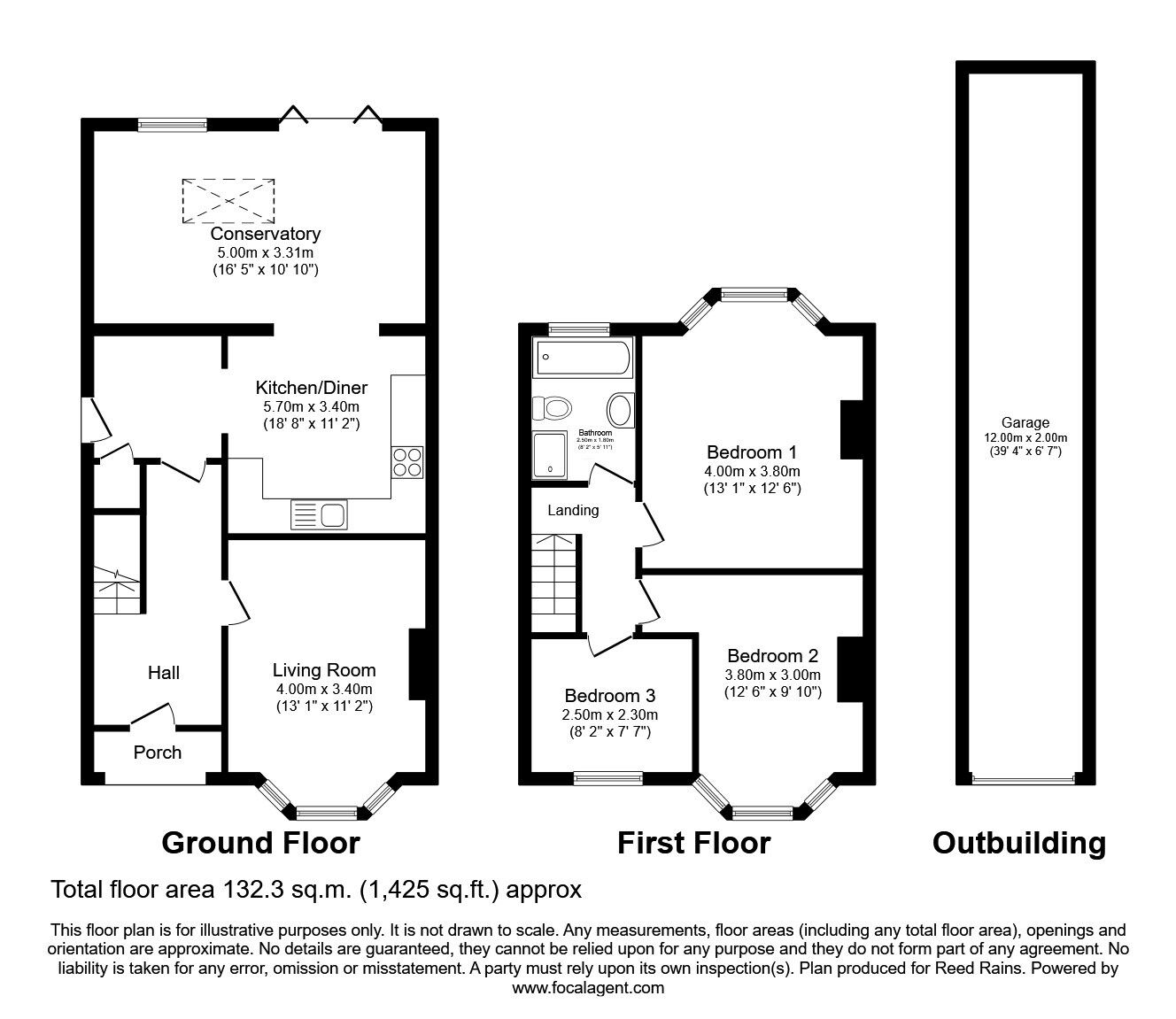 Floorplan of 3 bedroom Semi Detached House for sale, Burnholme Drive, York, North Yorkshire, YO31