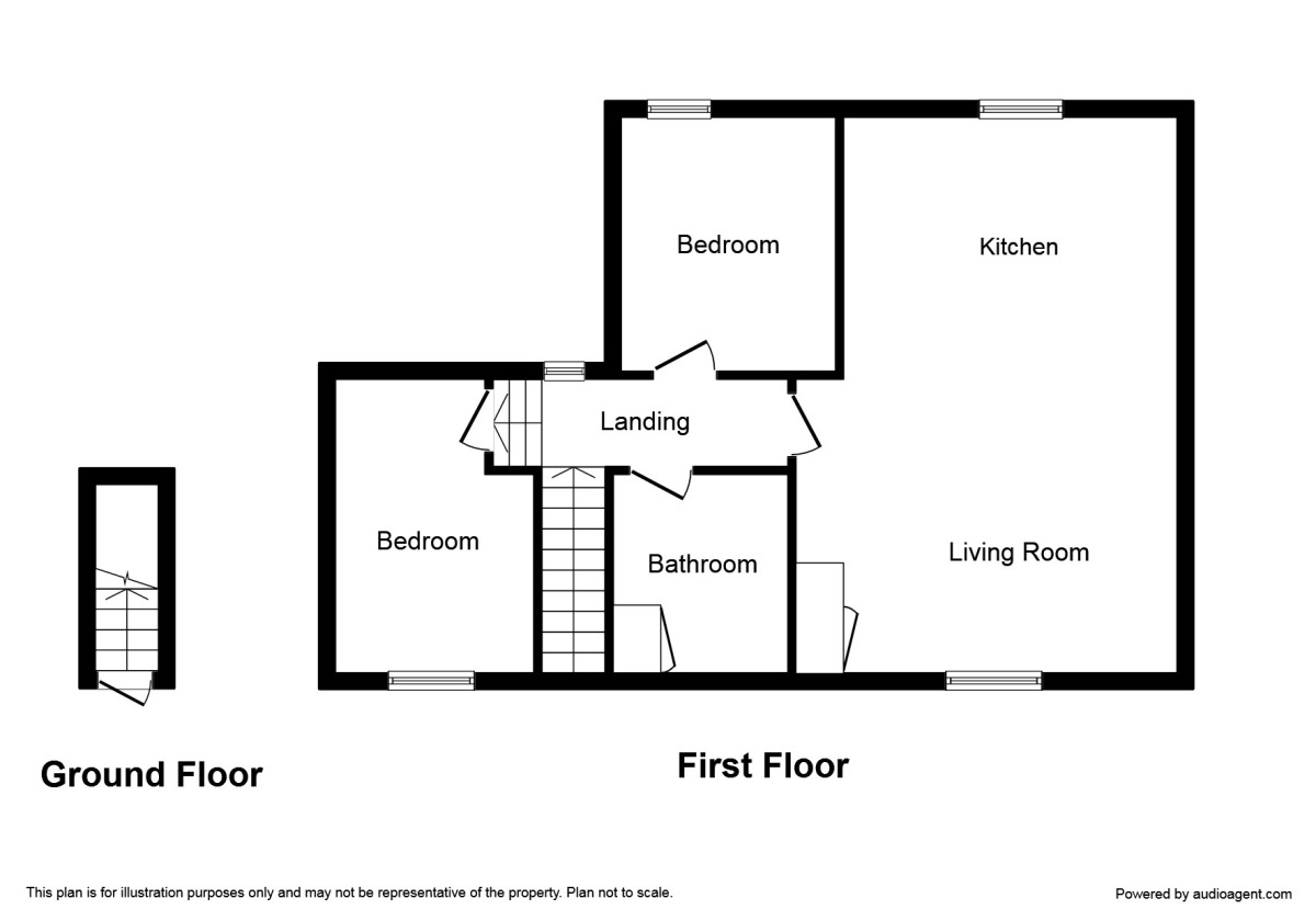 Floorplan of 2 bedroom  Flat to rent, Link Avenue, York, North Yorkshire, YO30