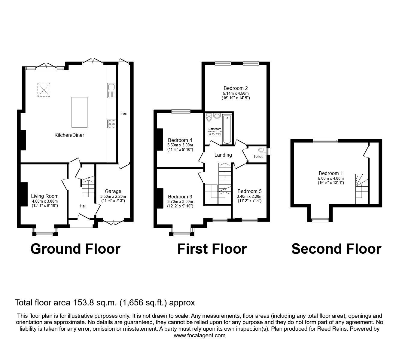 Floorplan of 5 bedroom Semi Detached House for sale, Woodside Avenue, North Yorkshire, YO31