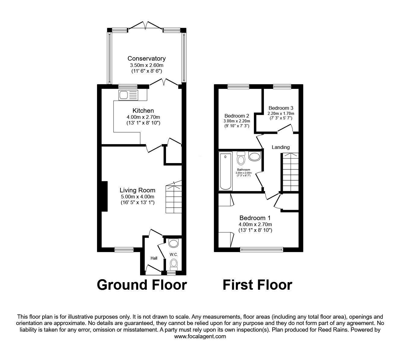 Floorplan of 3 bedroom Mid Terrace House for sale, St. Josephs Court, Tedder Road, North Yorkshire, YO24