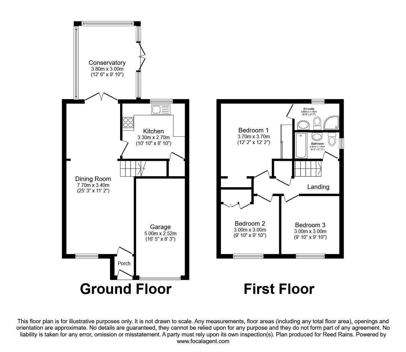 Floorplan of 3 bedroom Detached House for sale, Leighton Croft, York, North Yorkshire, YO30