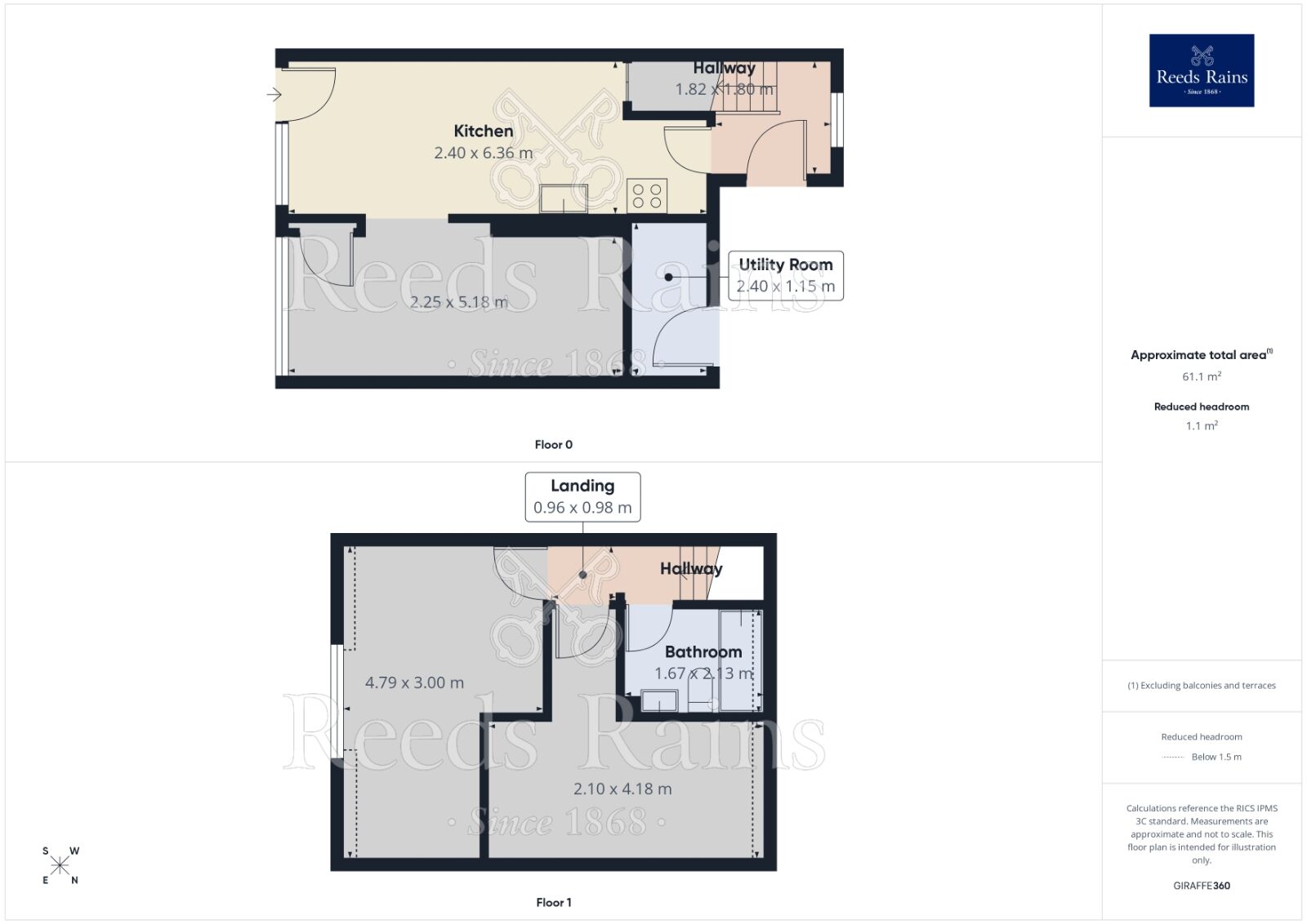 Floorplan of 2 bedroom Detached House to rent, Clarence Street, York, North Yorkshire, YO31