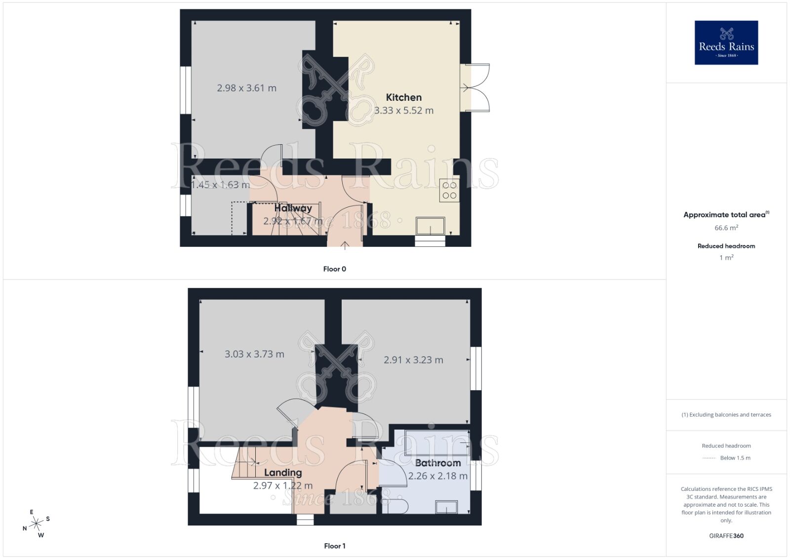 Floorplan of 2 bedroom Detached Property to rent, North Lane, Haxby, North Yorkshire, YO32