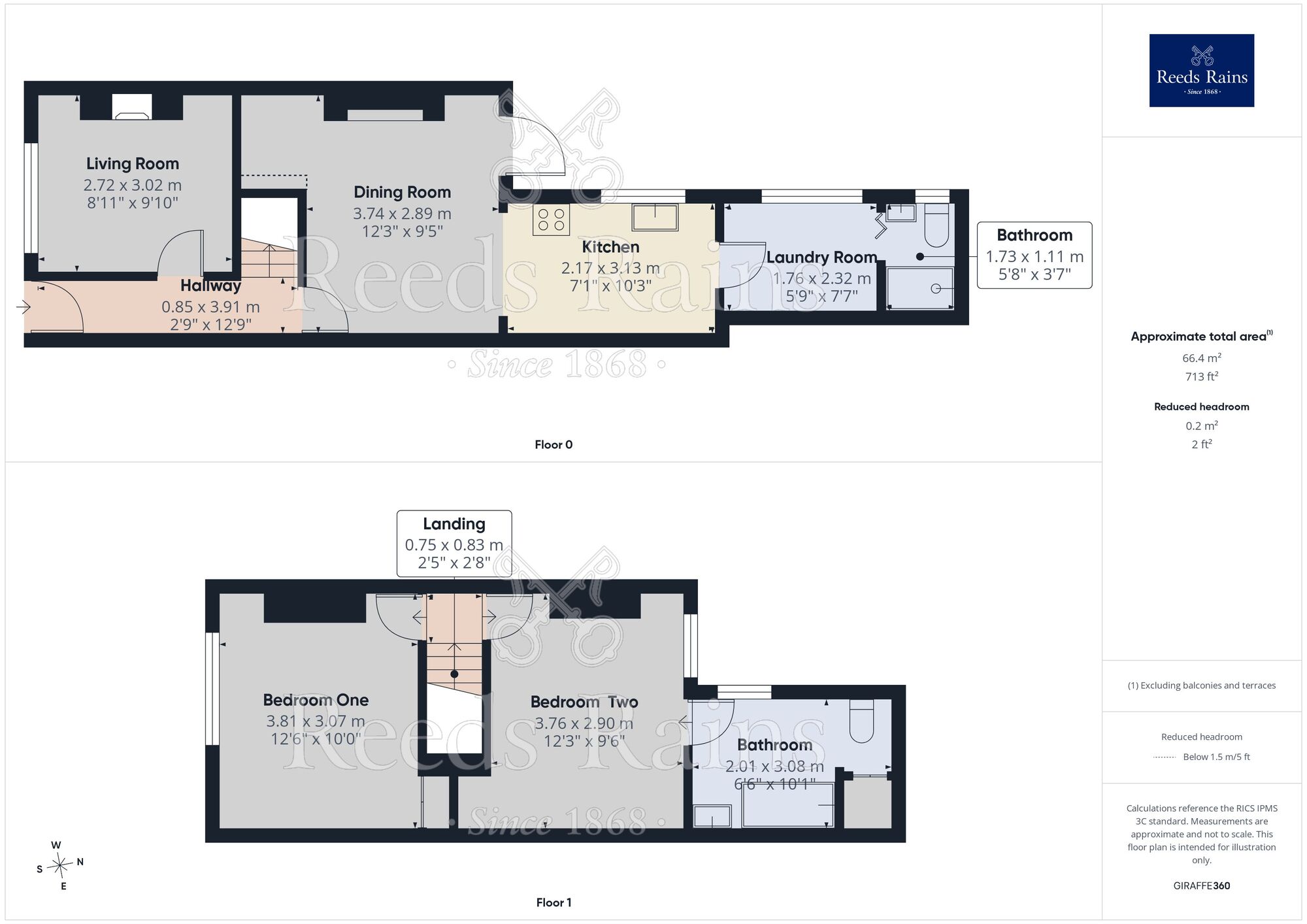 Floorplan of 2 bedroom Mid Terrace House for sale, Rose Street, York, North Yorkshire, YO31