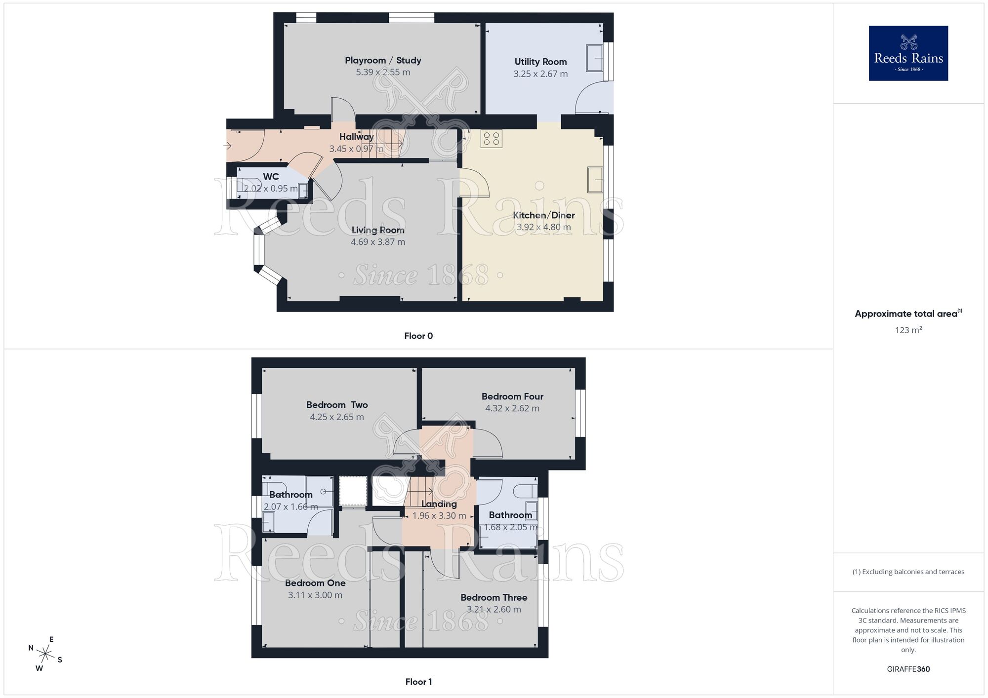 Floorplan of 4 bedroom Detached House for sale, North Lane, York, North Yorkshire, YO19