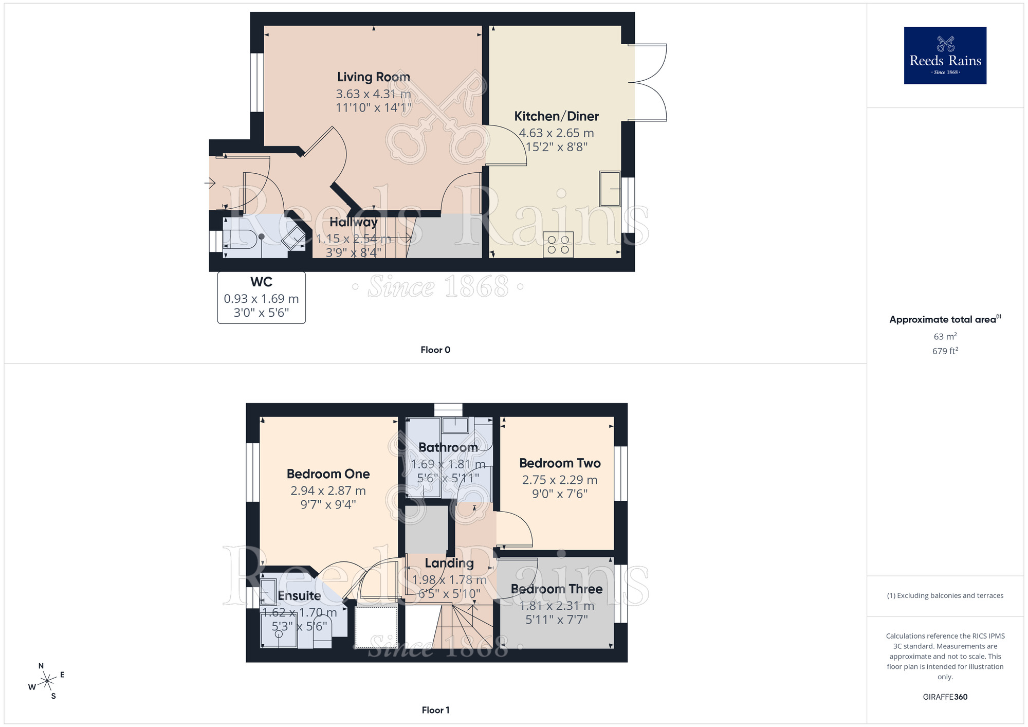 Floorplan of 3 bedroom Semi Detached House for sale, David Longhurst Way, York, North Yorkshire, YO30