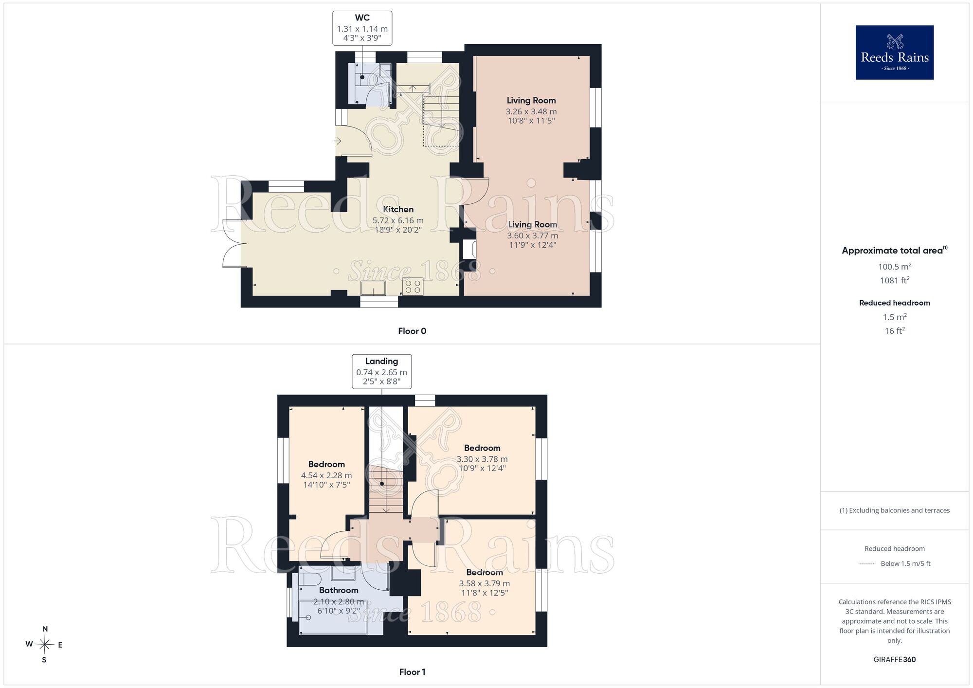 Floorplan of 3 bedroom Detached House for sale, Main Street, York, North Yorkshire, YO19