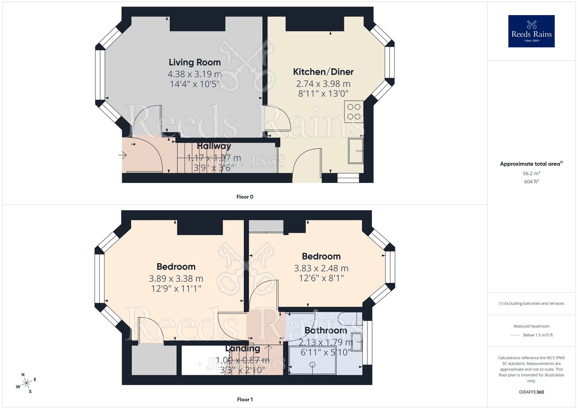 Floorplan of 2 bedroom Semi Detached House for sale, Moore Avenue, York, North Yorkshire, YO10