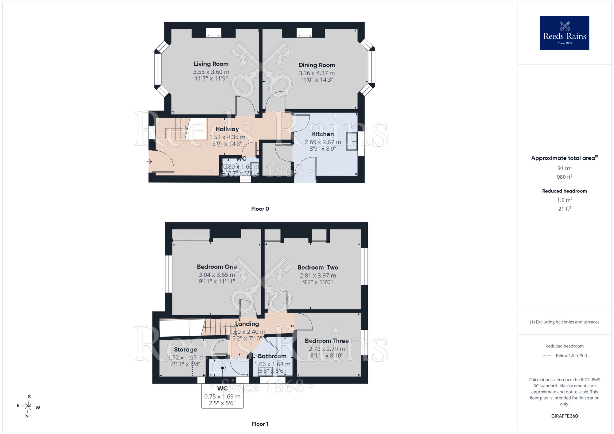 Floorplan of 3 bedroom Semi Detached House for sale, Grange Garth, York, North Yorkshire, YO10