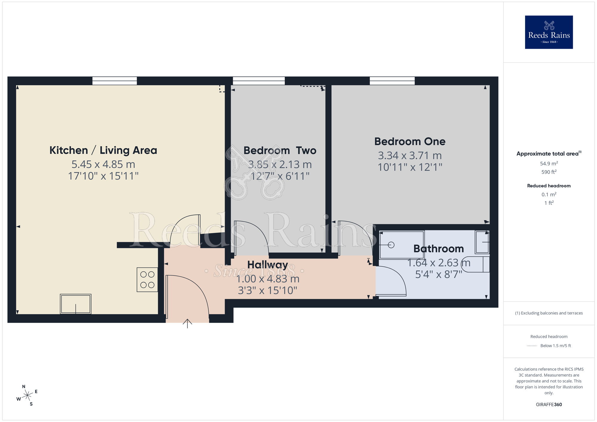Floorplan of 2 bedroom Flat to rent, Scarcroft Road, York, North Yorkshire, YO24