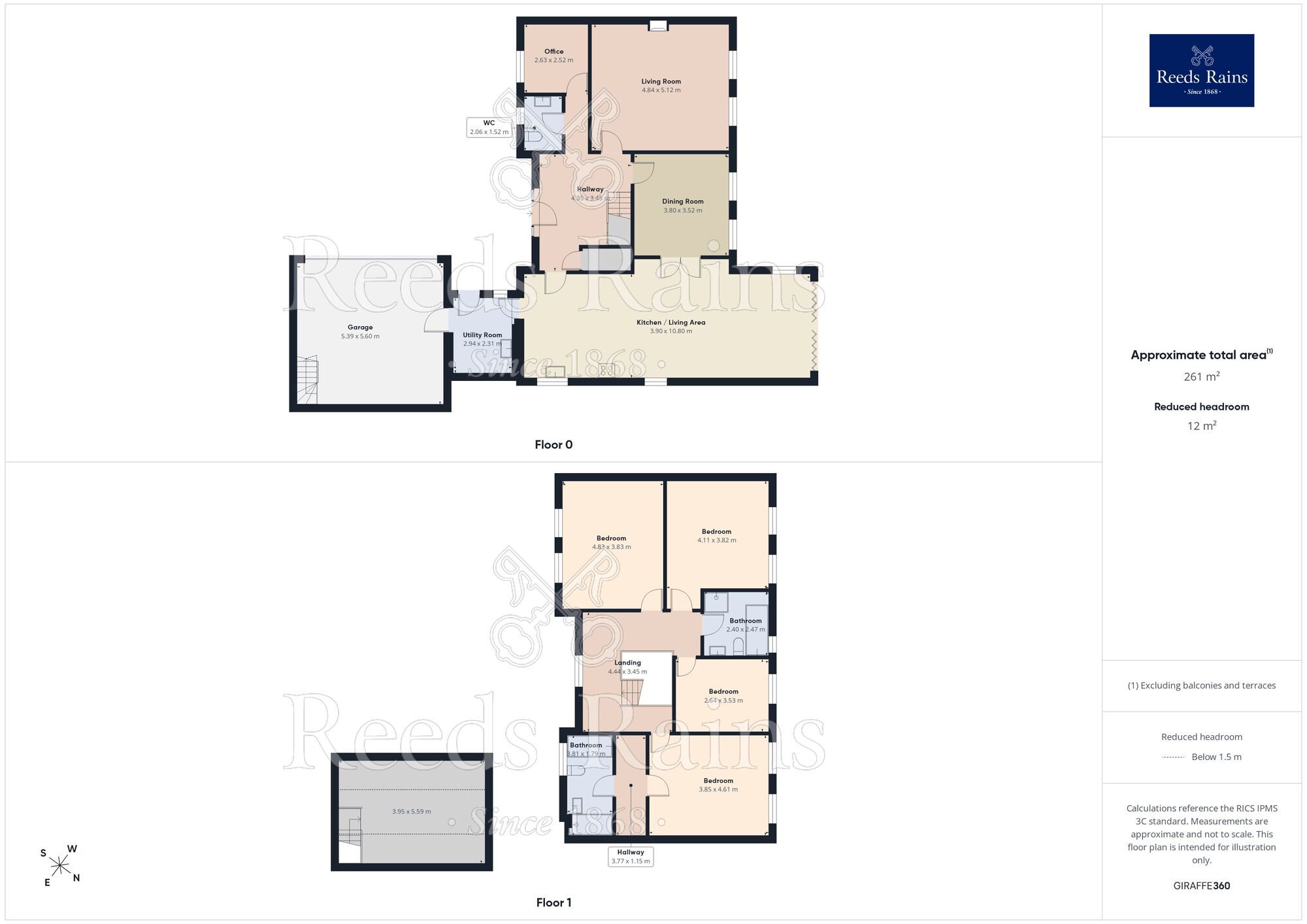 Floorplan of 4 bedroom Detached House for sale, Cawood Road, Stillingfleet, North Yorkshire, YO19