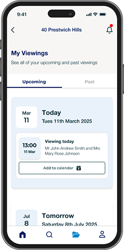 All your viewings. In one place