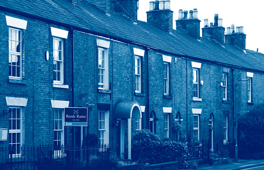 Row of terrace houses