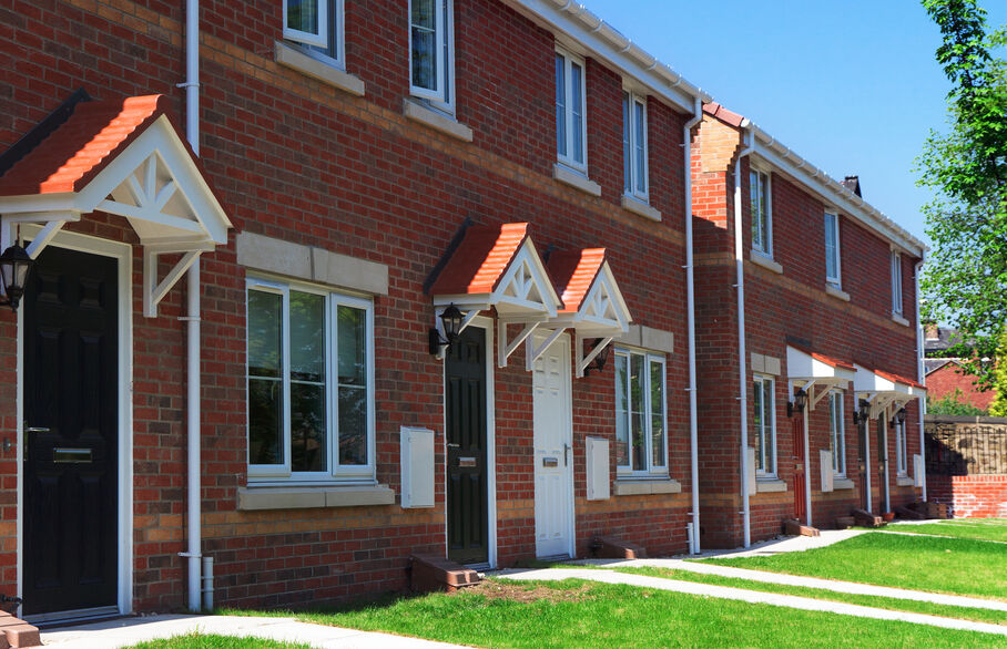 Houses on a street