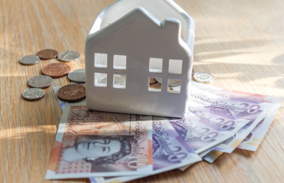 Money and house