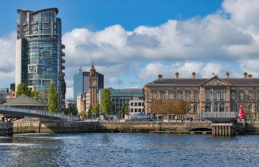 Belfast from across the river