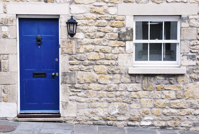 Blue door