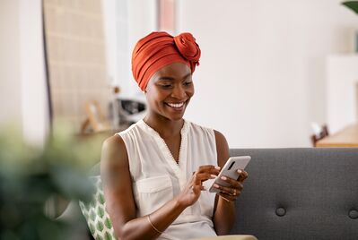 women on phone