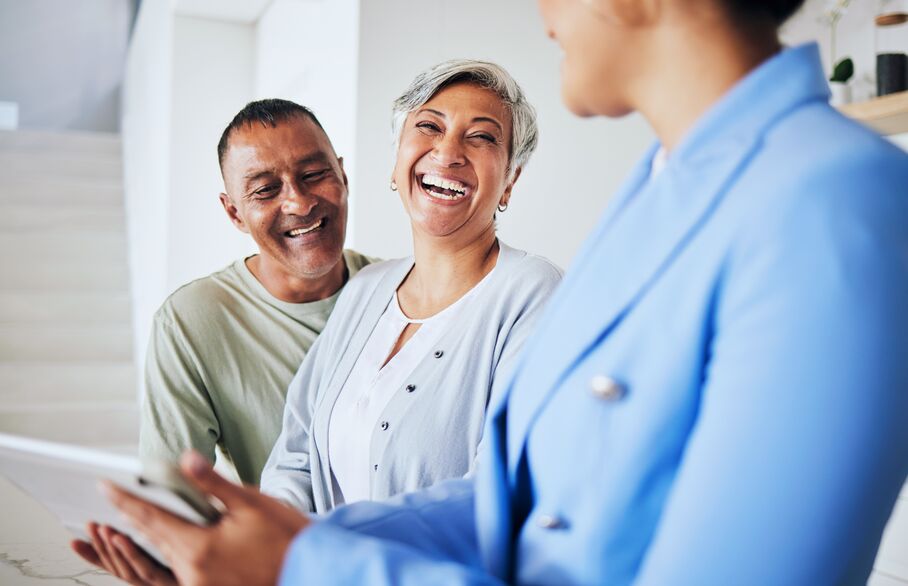 people laughing