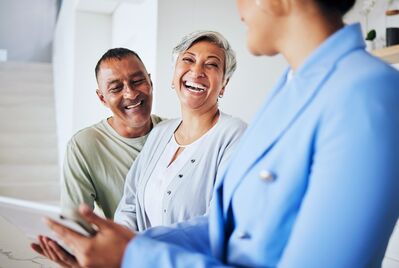 people laughing