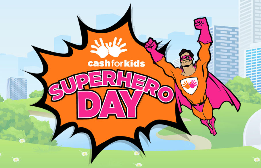 Reeds Rains sponsors Cash for Kids' Superhero Day