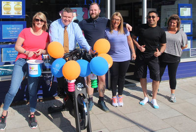 Superheroes bikeathon for Cash for Kids