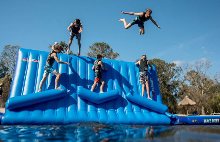 Reeds Rains vs Radio City on The Adventure Dock for Cash for Kids