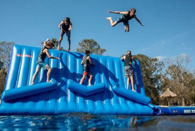 Reeds Rains vs Radio City on The Adventure Dock for Cash for Kids