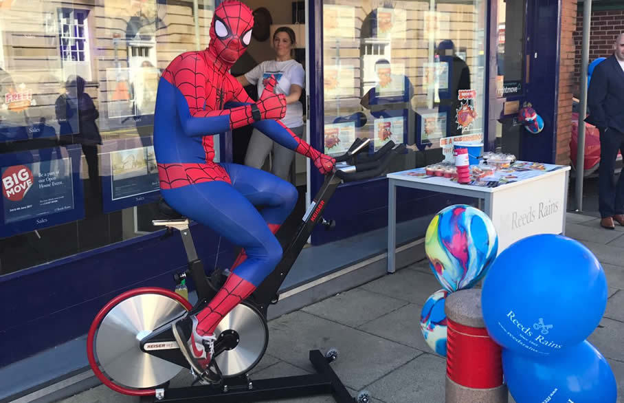 Chorley superheroes get on their bikes for Cash for Kids