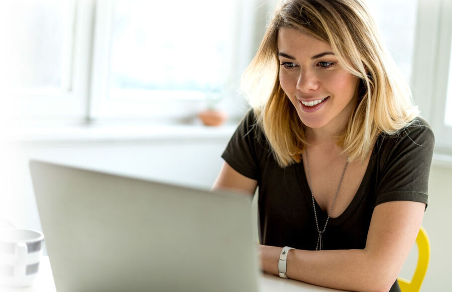 Woman on laptop