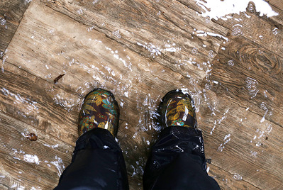 Flooded floor