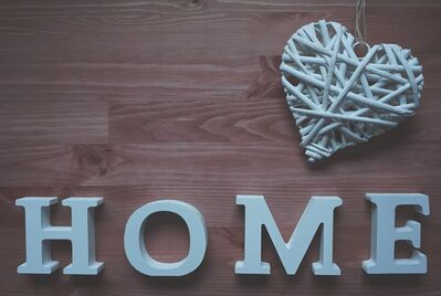 Picture of the word "home"